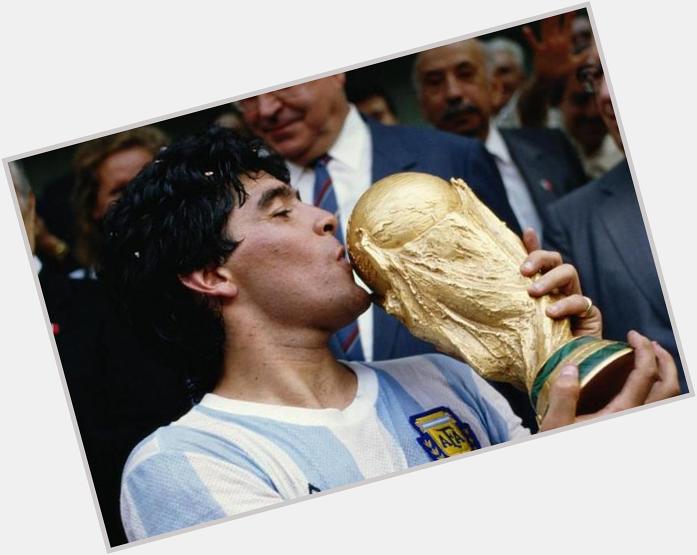 " Argentina legend Diego Maradona is 54 today. Happy Birthday Diego!  lol