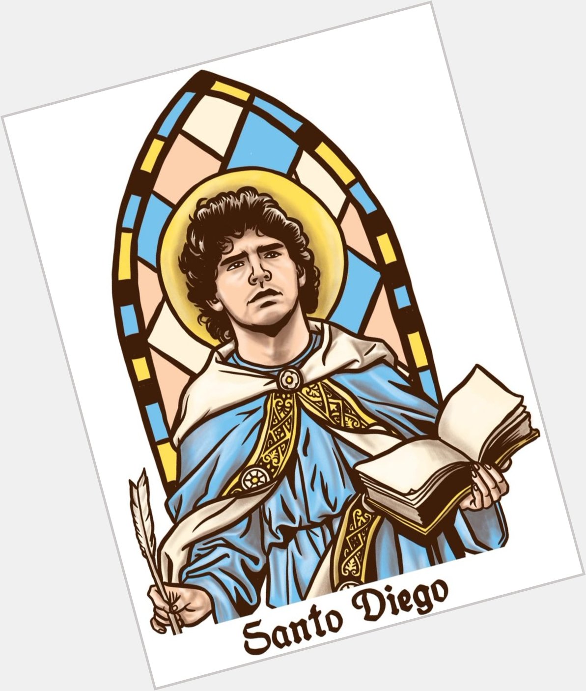 Happy Birthday to Diego Maradona. 

And don\t worry, more Santo Diego candles are in the way soon. 