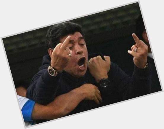 Happy birthday to Diego Maradona.. 