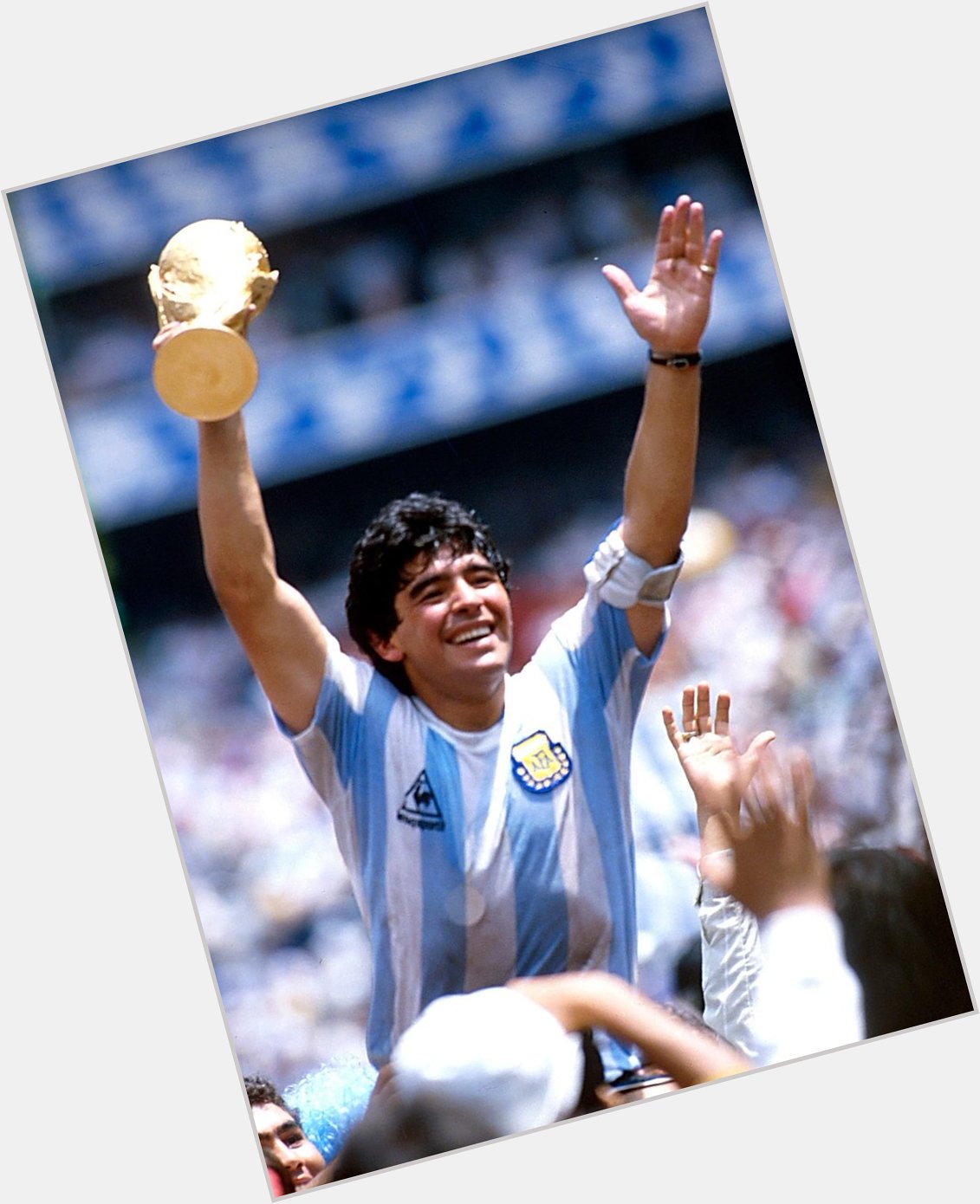 He would have been 61 today 

Posthumous Happy Birthday to Diego Maradona  