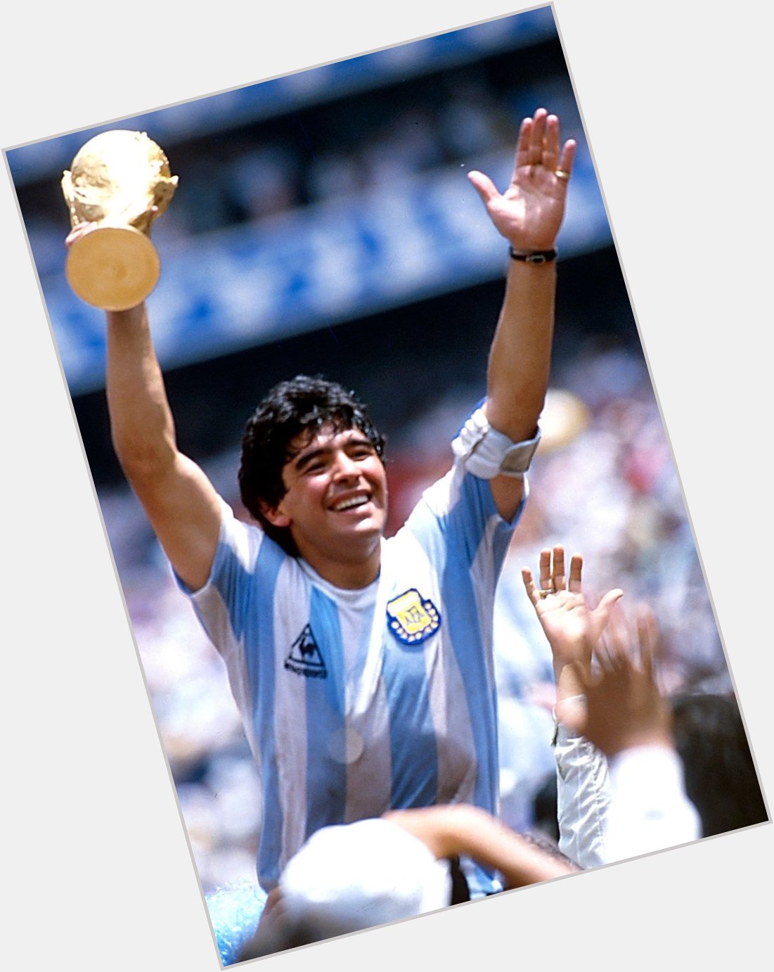 Happy birthday to Diego Maradona. Thank you for everything.  