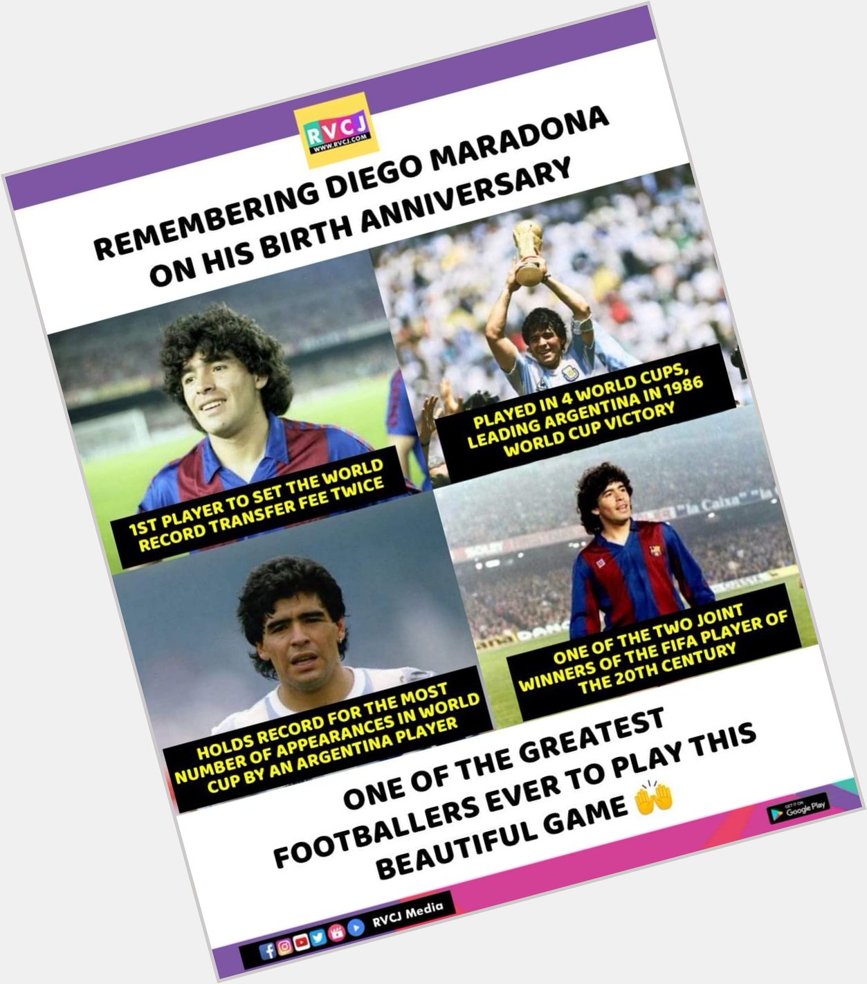 Happy Birthday Diego maradona 