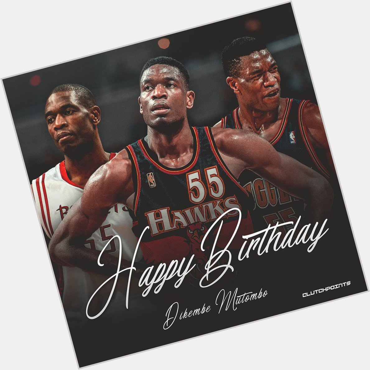 Join Rockets Nation in wishing former 8x All-Star and 4x DPOY, Dikembe Mutombo, a happy 53rd birthday!   
