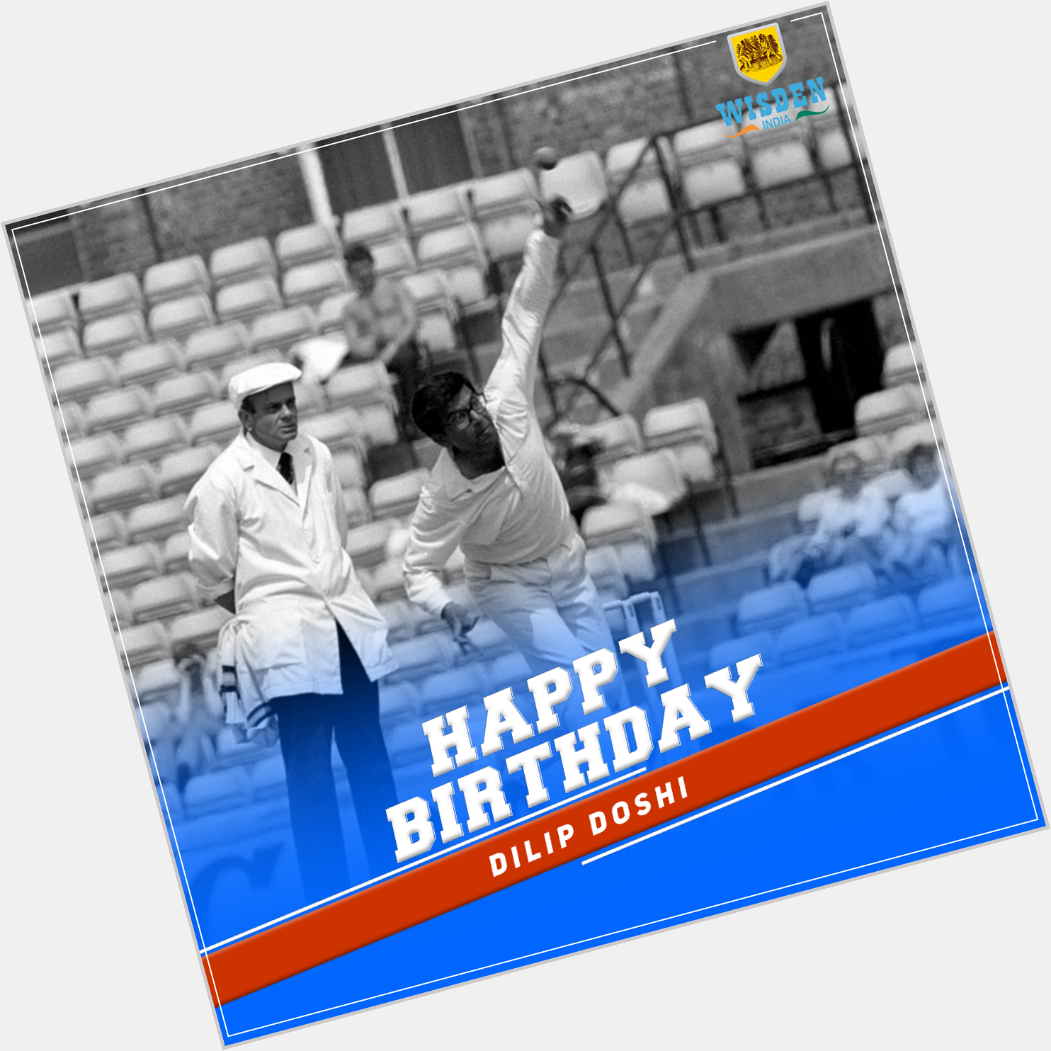 Wishing a very Happy Birthday to former Indian spinner Dilip Doshi! 