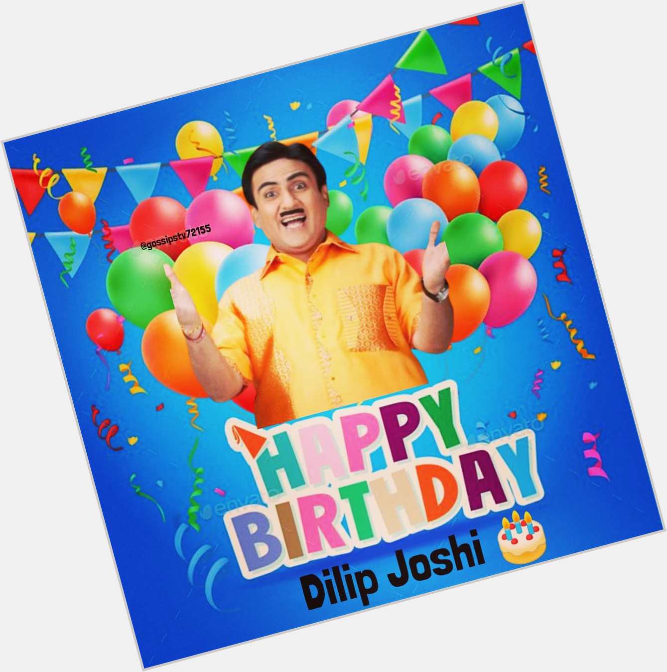 Wishing a very Happy Birthday to Jethalal aka Dilip joshi Sir. 