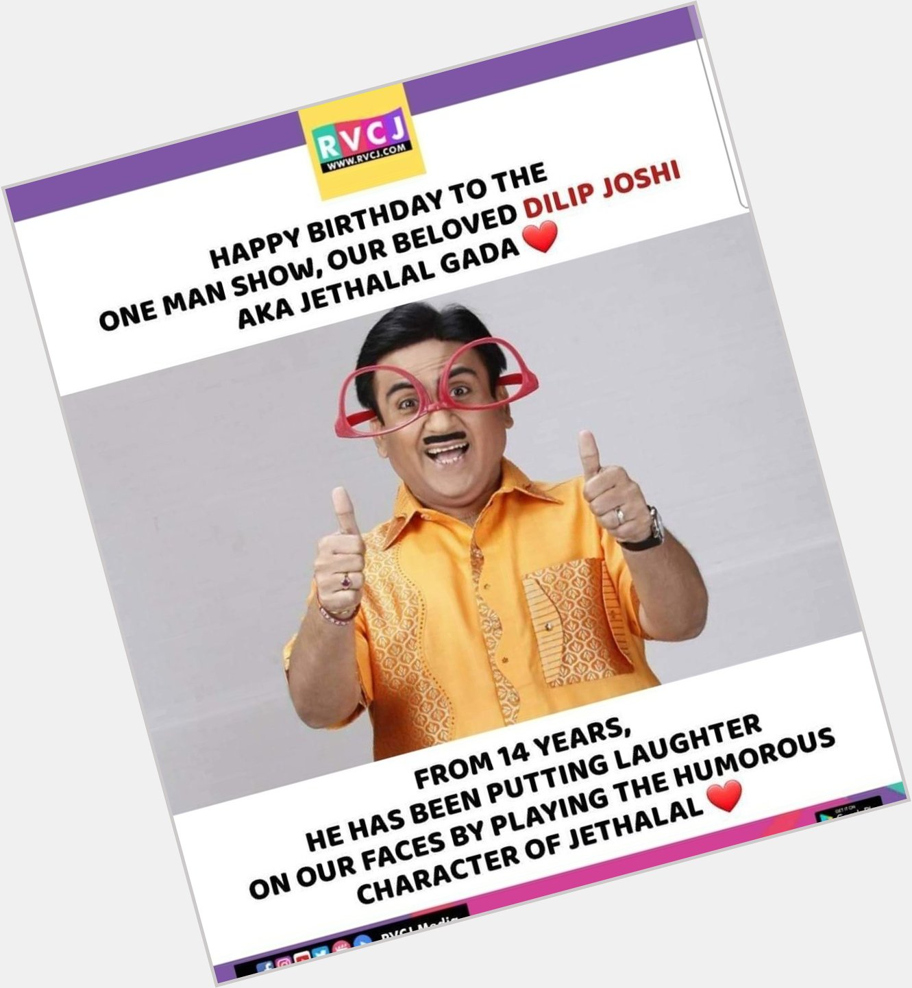 Happy Birthday Dilip Joshi!        