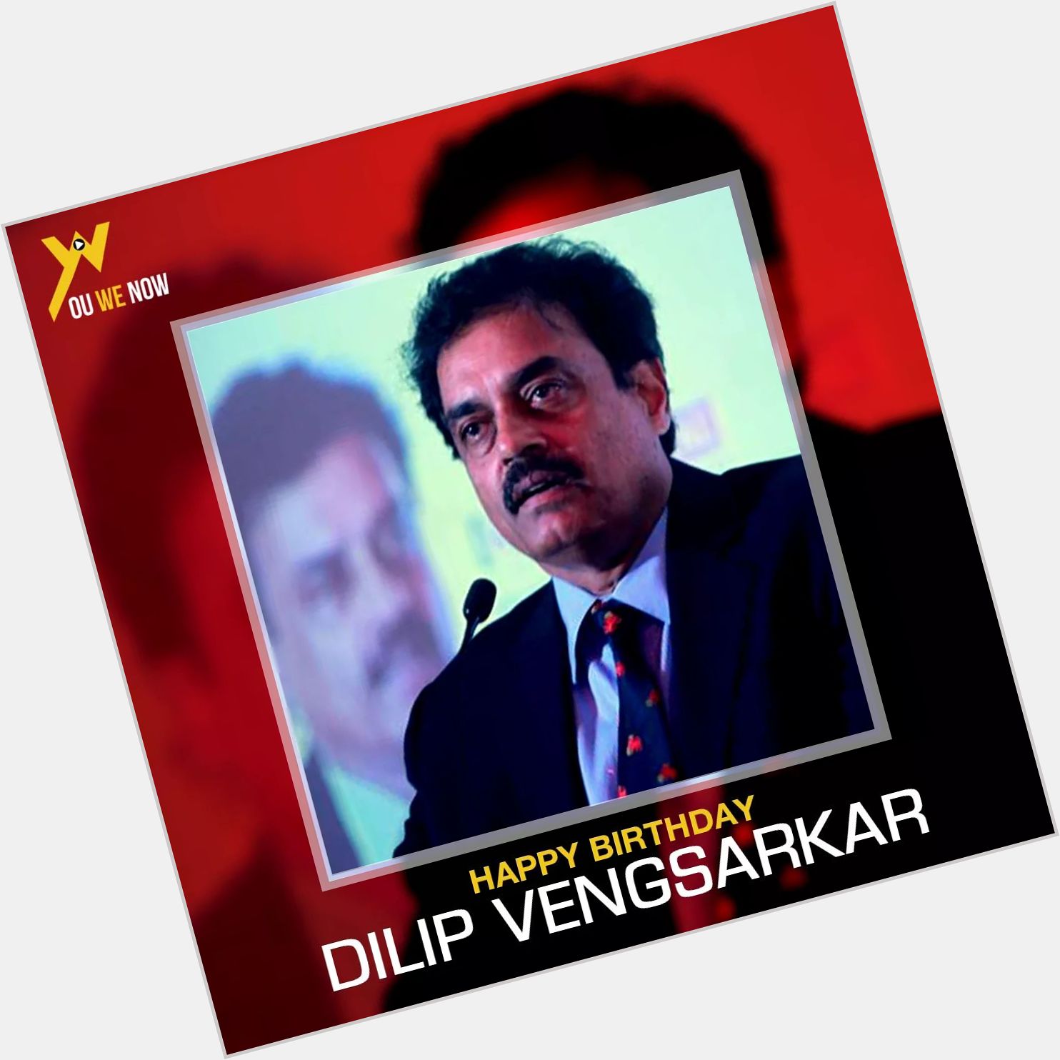 We wish you a very happy birthday Dilip Vengsarkar. 