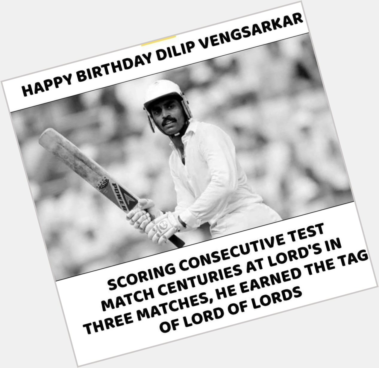 Happy Birthday Dilip Vengsarkar! 