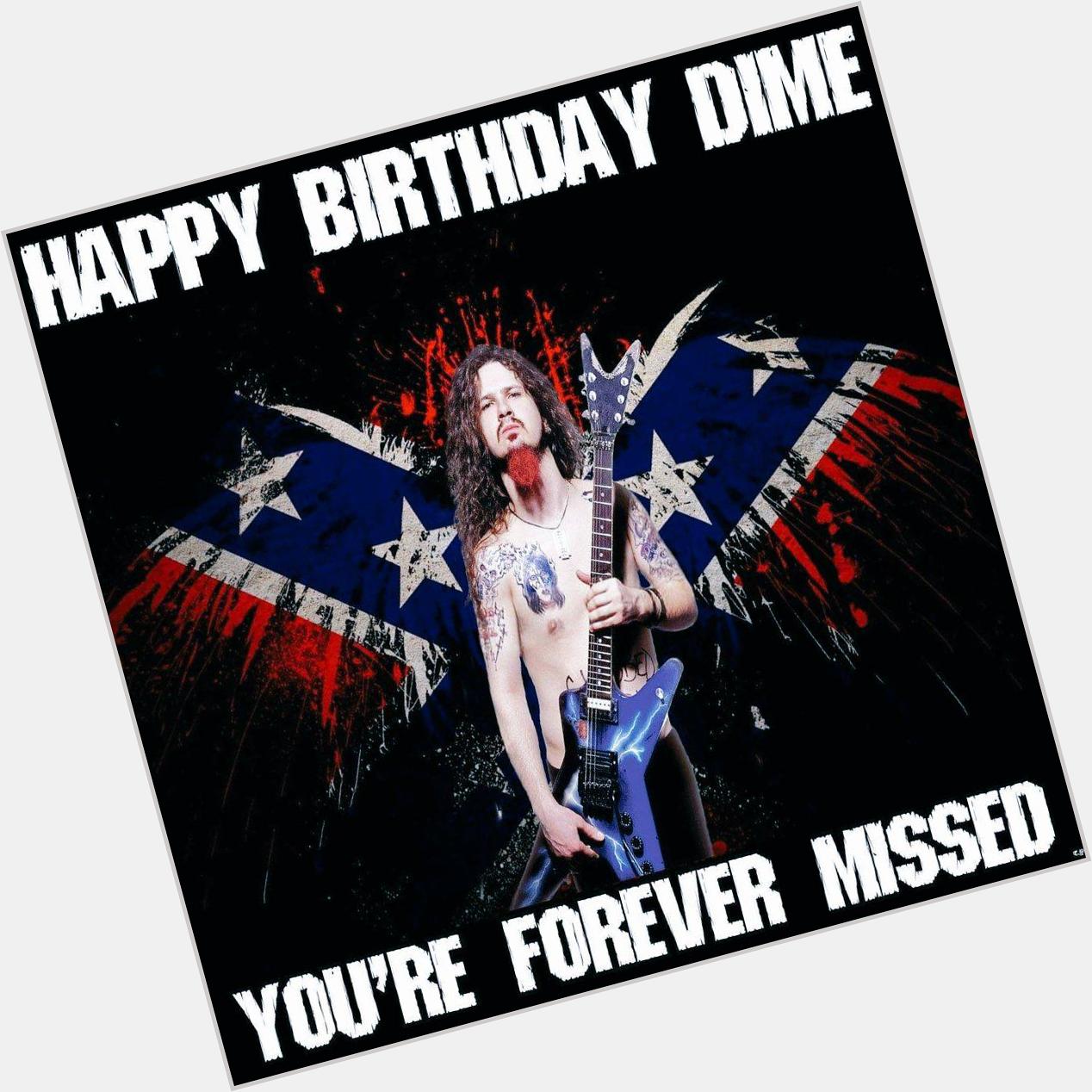 Happy birthday to the greatest to ever shred a guitar. RIP Dimebag Darrell 