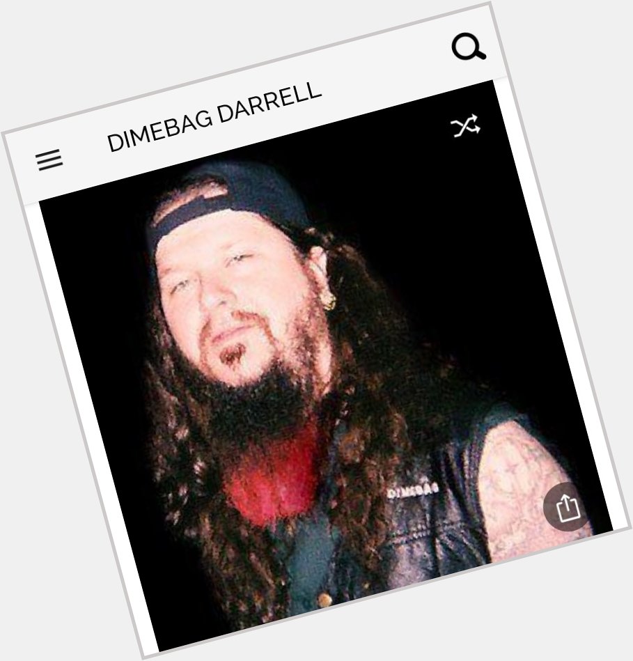 Happy birthday to this great guitarist from Pantera.  Happy birthday to Dimebag Darrell 