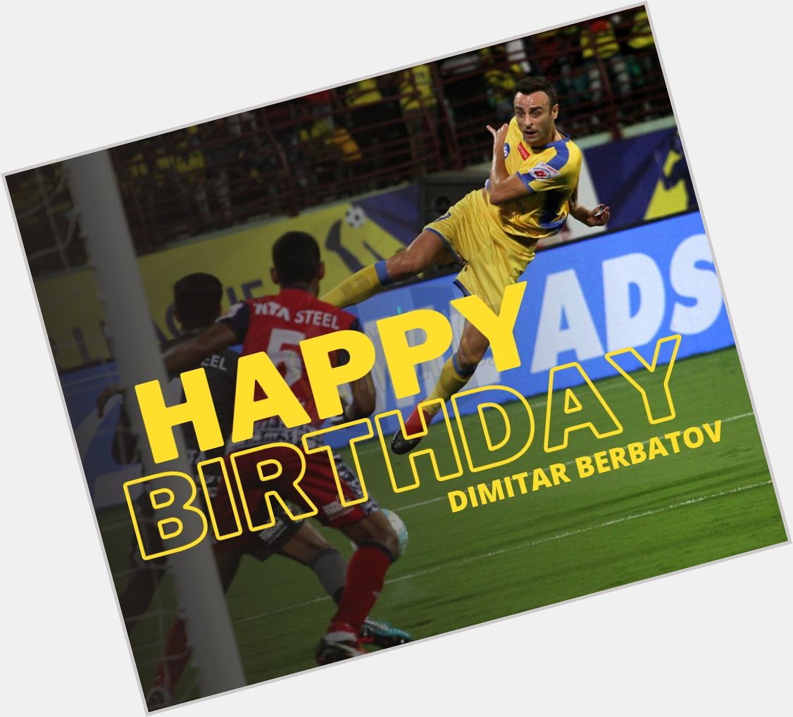 Happy birthday former player and legend Dimitar Berbatov.    