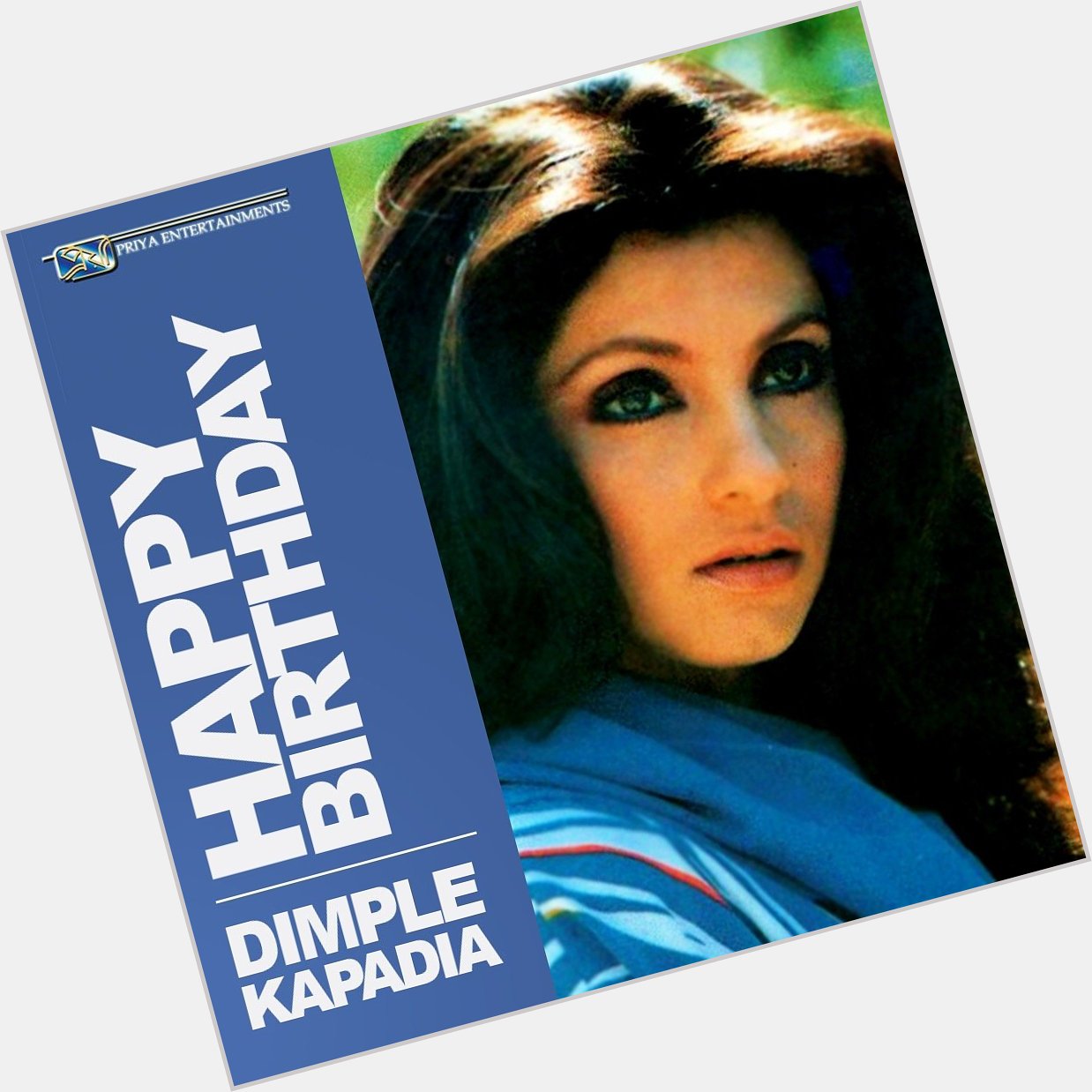 Wishing the evergreen diva of Indian Cinema Dimple Kapadia, a very Happy Birthday. 