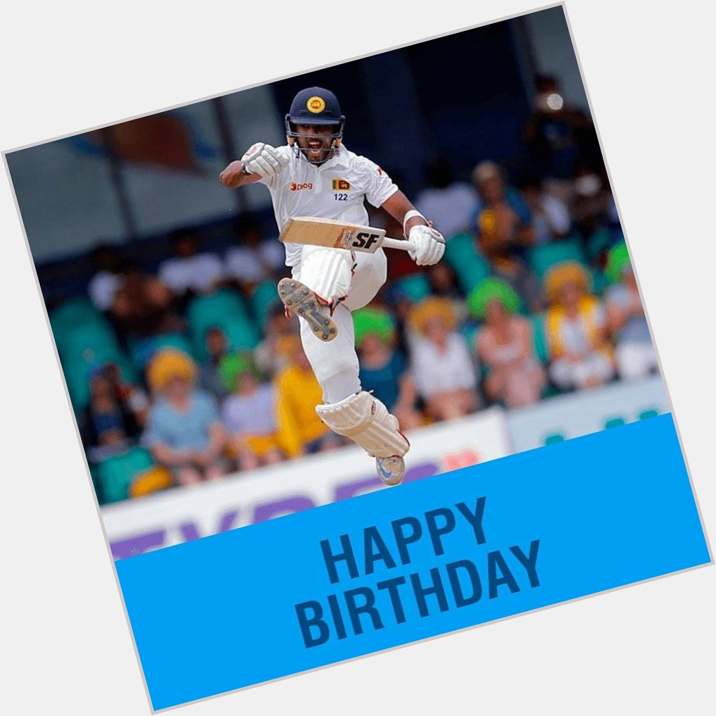 Happy Birthday to our Test skipper Dinesh Chandimal     