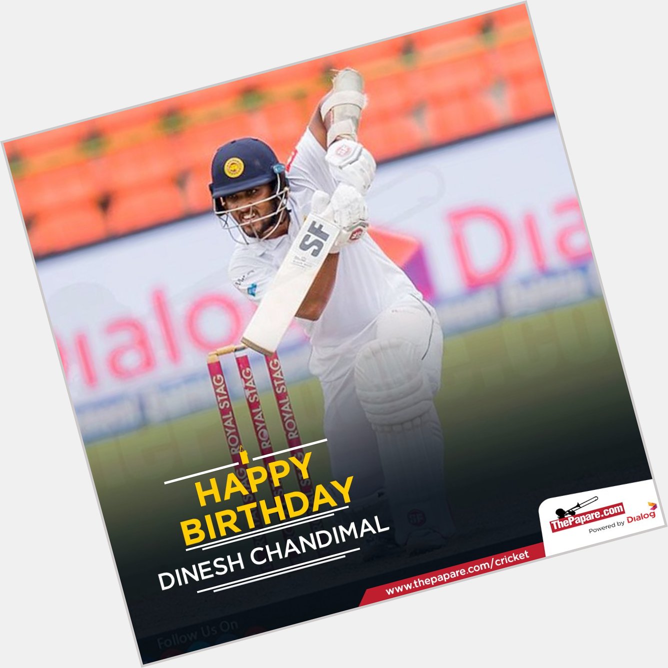 Former Sri Lanka Test captain turns 30 today.

Happy Birthday, ! 