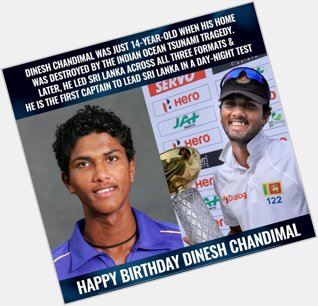 Happy Birthday Dinesh Chandimal! 