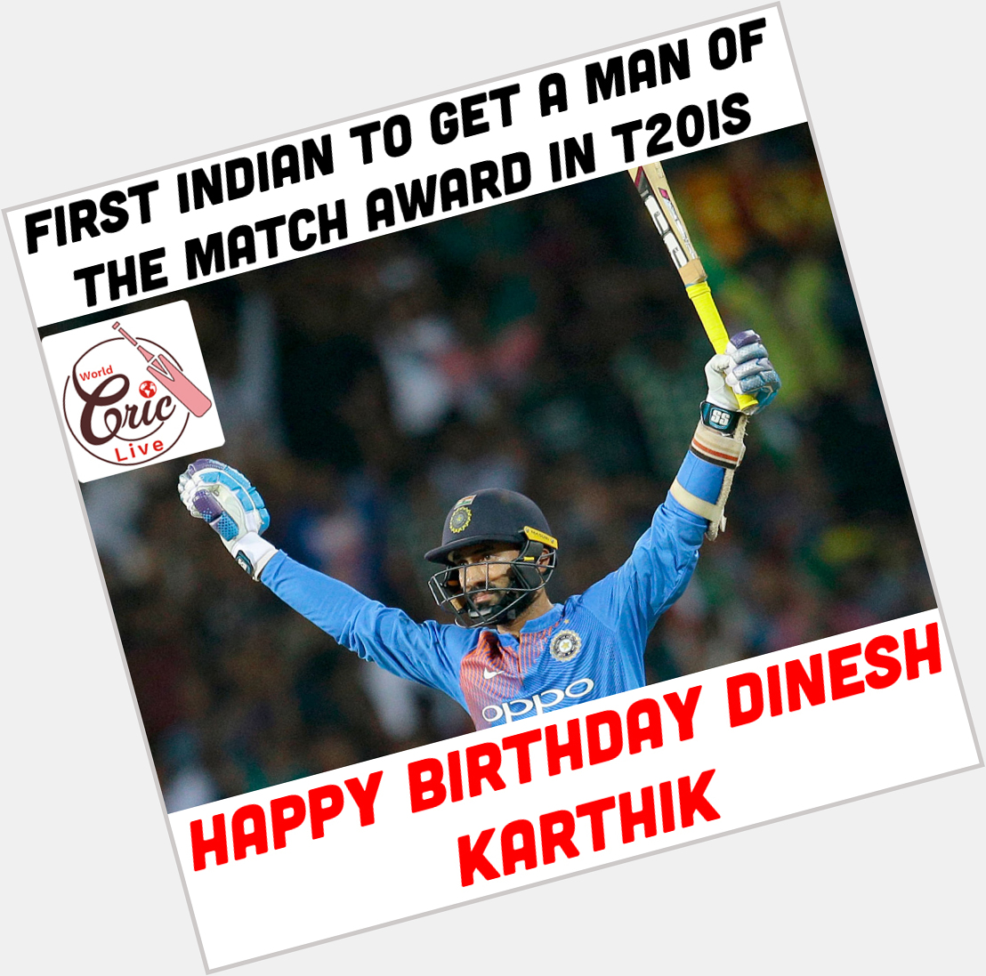 Happy Birthday Dinesh Karthik 