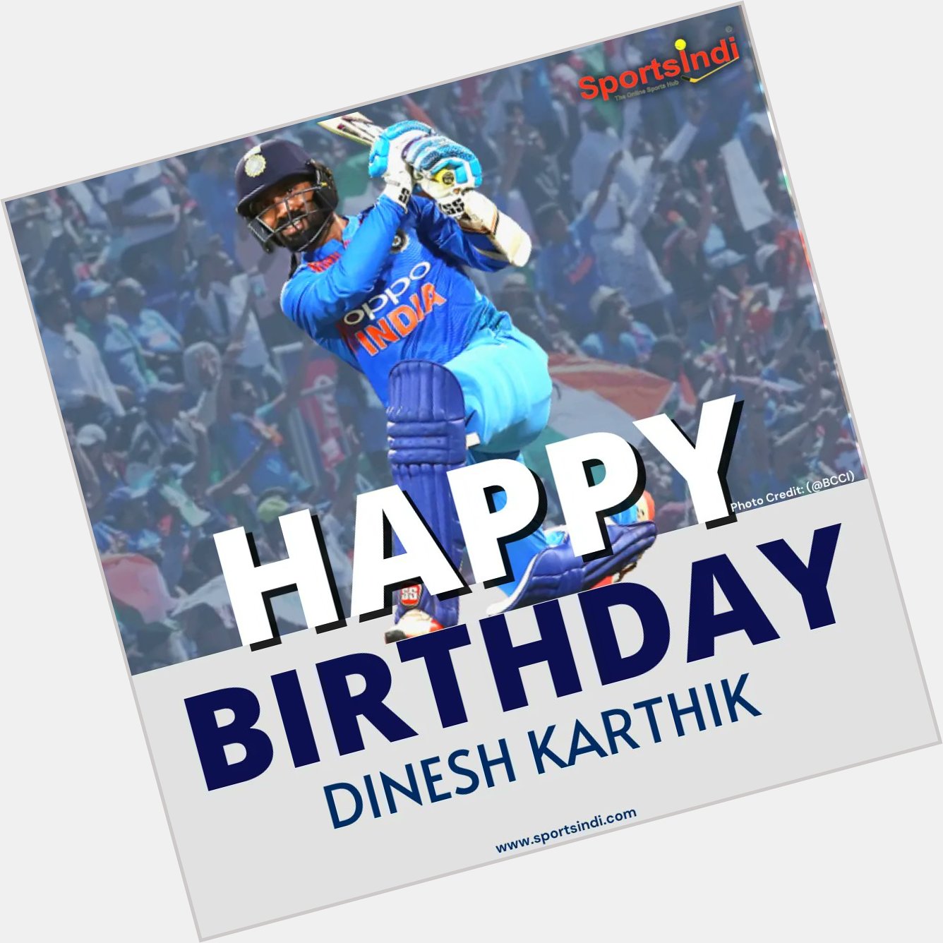 Wishing Dinesh Karthik a Very Happy Birthday. 