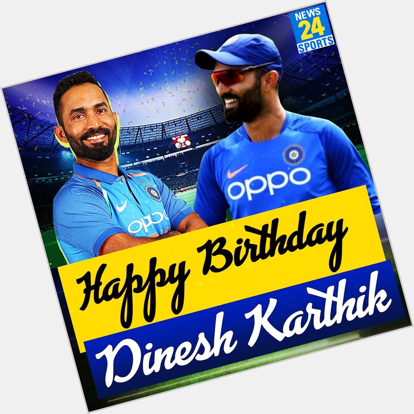 Wishing  Dinesh Karthik a very happy birthday  