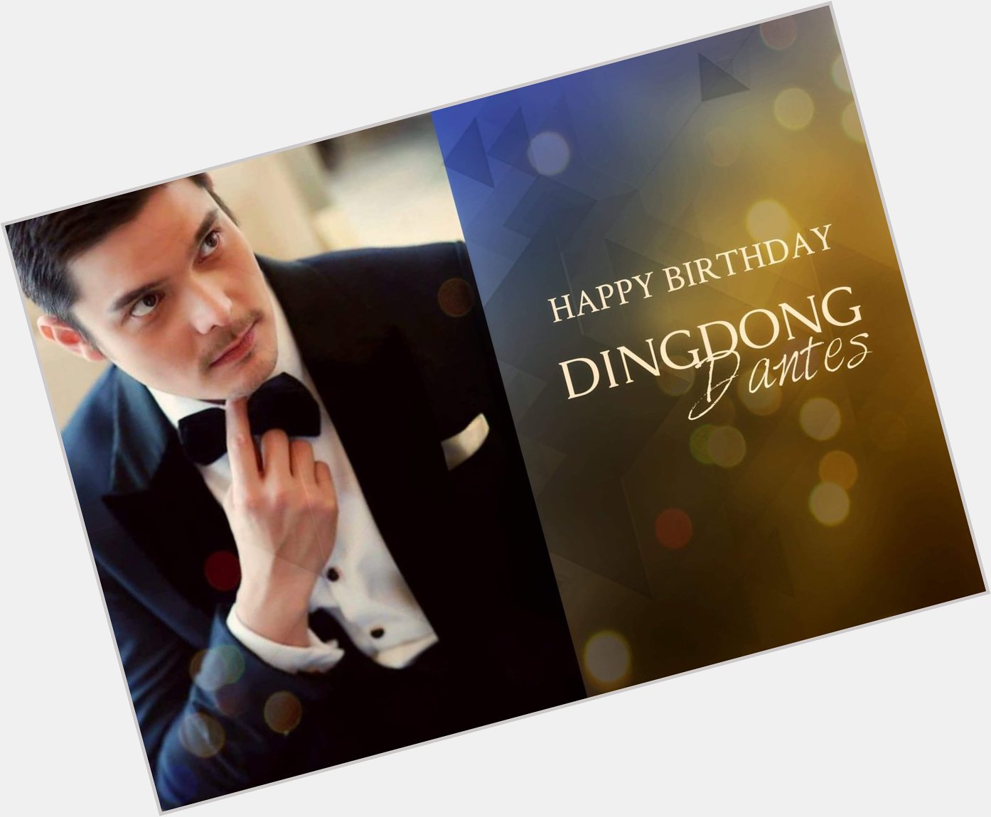 Happy Birthday to our King, Mr. Dingdong Dantes. Have a blast! 