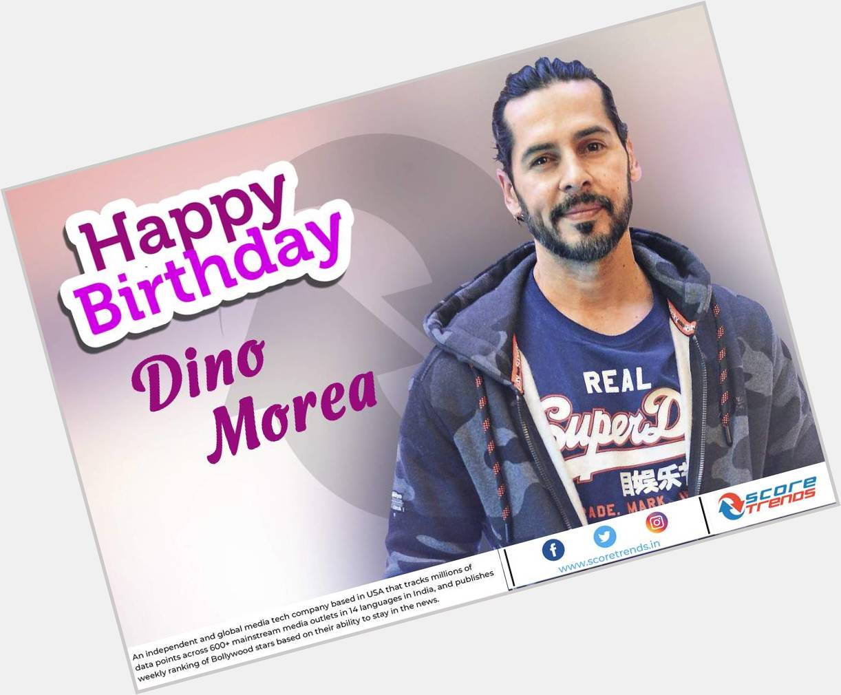 Score Trends wishes Dino Morea a Happy Birthday!! 
