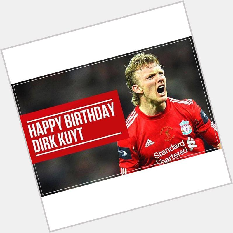Happy birthday to ex-red and fan favourite, Dirk Kuyt who celebrates his 35th today ||  