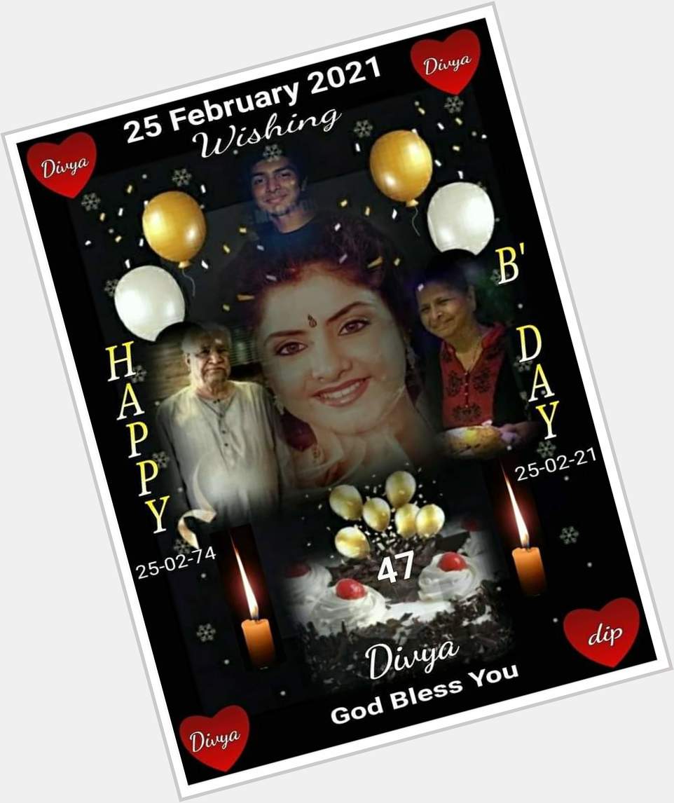 Happy Birthday to Late Divya Bharti 