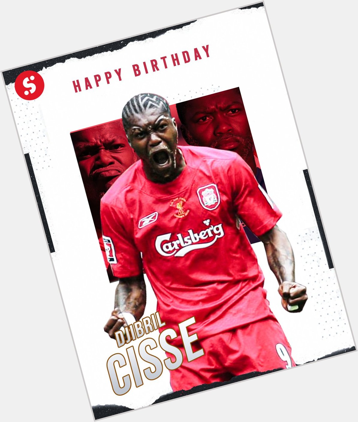 Happy birthday to former Liverpool forward Djibril Cisse, who turns 4  1  today!      