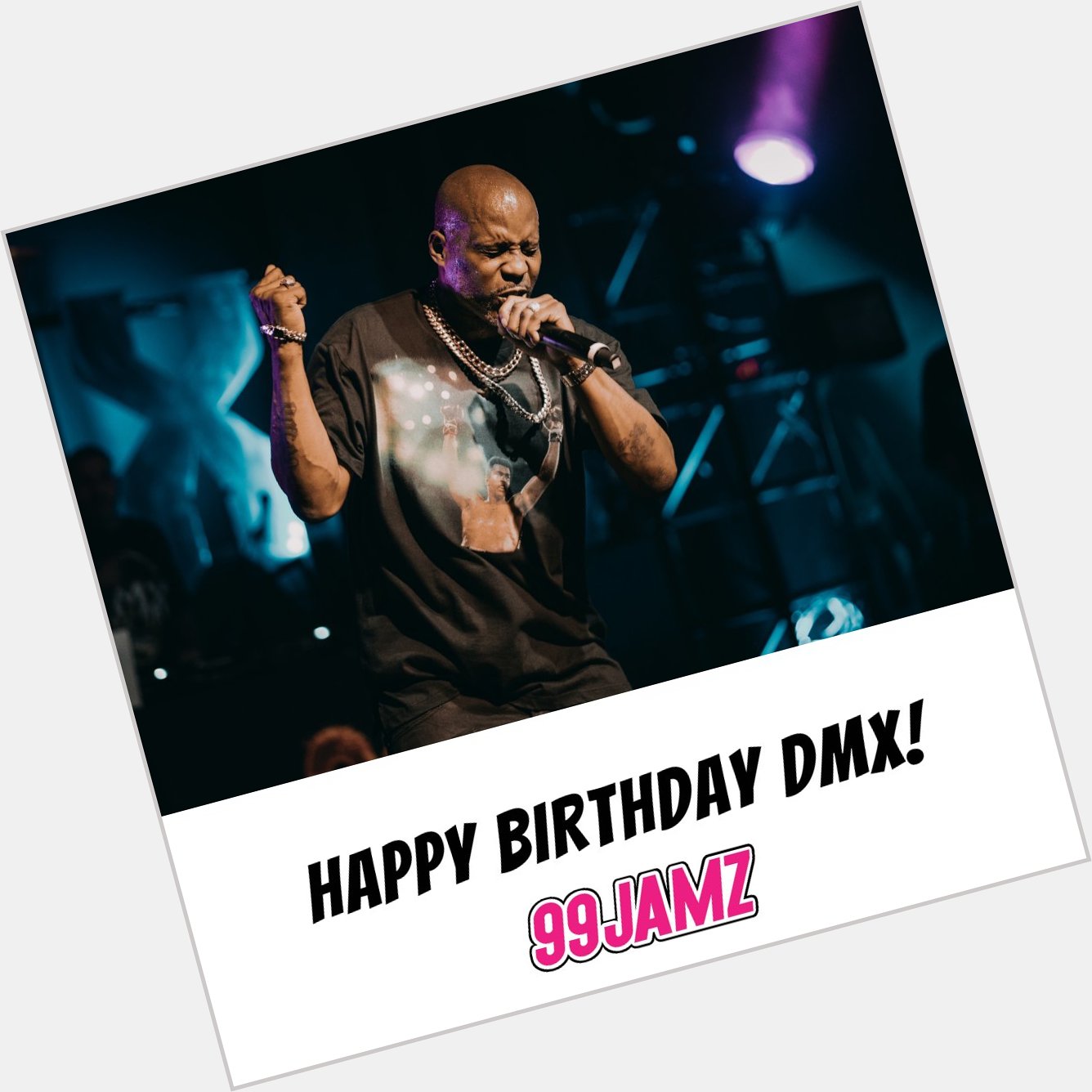 Happy 50th Birthday to Fun fact: DMX stands for Dark Man X. 