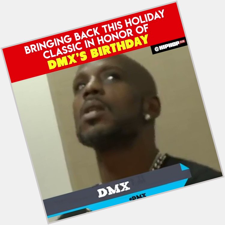 Happy Birthday, DMX! Drop your favorite X track below  ( : ) 