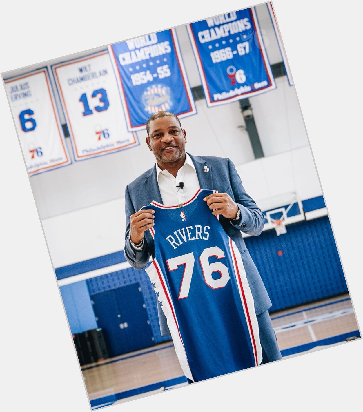 Happy birthday to our new coach! Doc Rivers! Can t wait for the season to get going! 