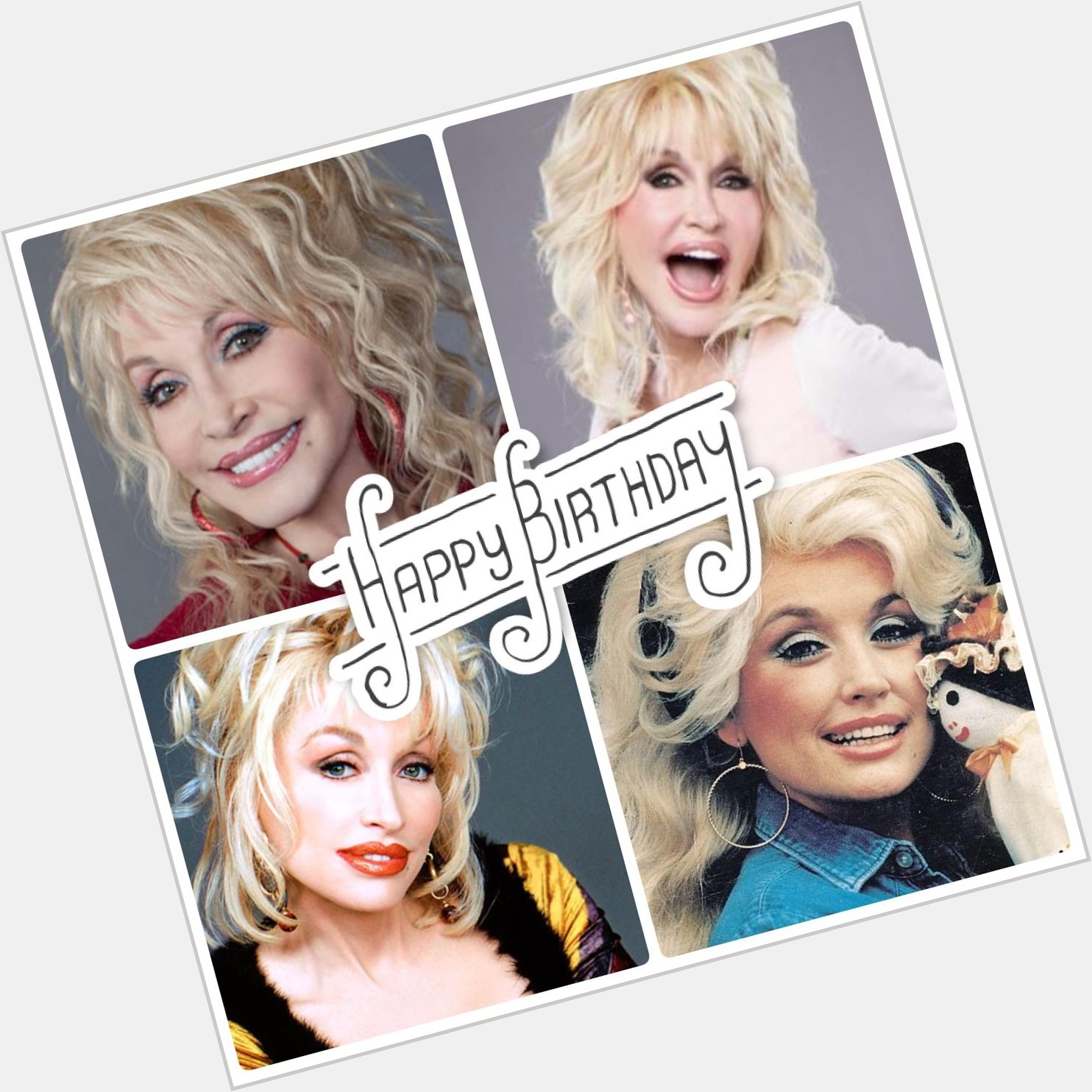 Happy Birthday to the one and only, Dolly Parton :) 