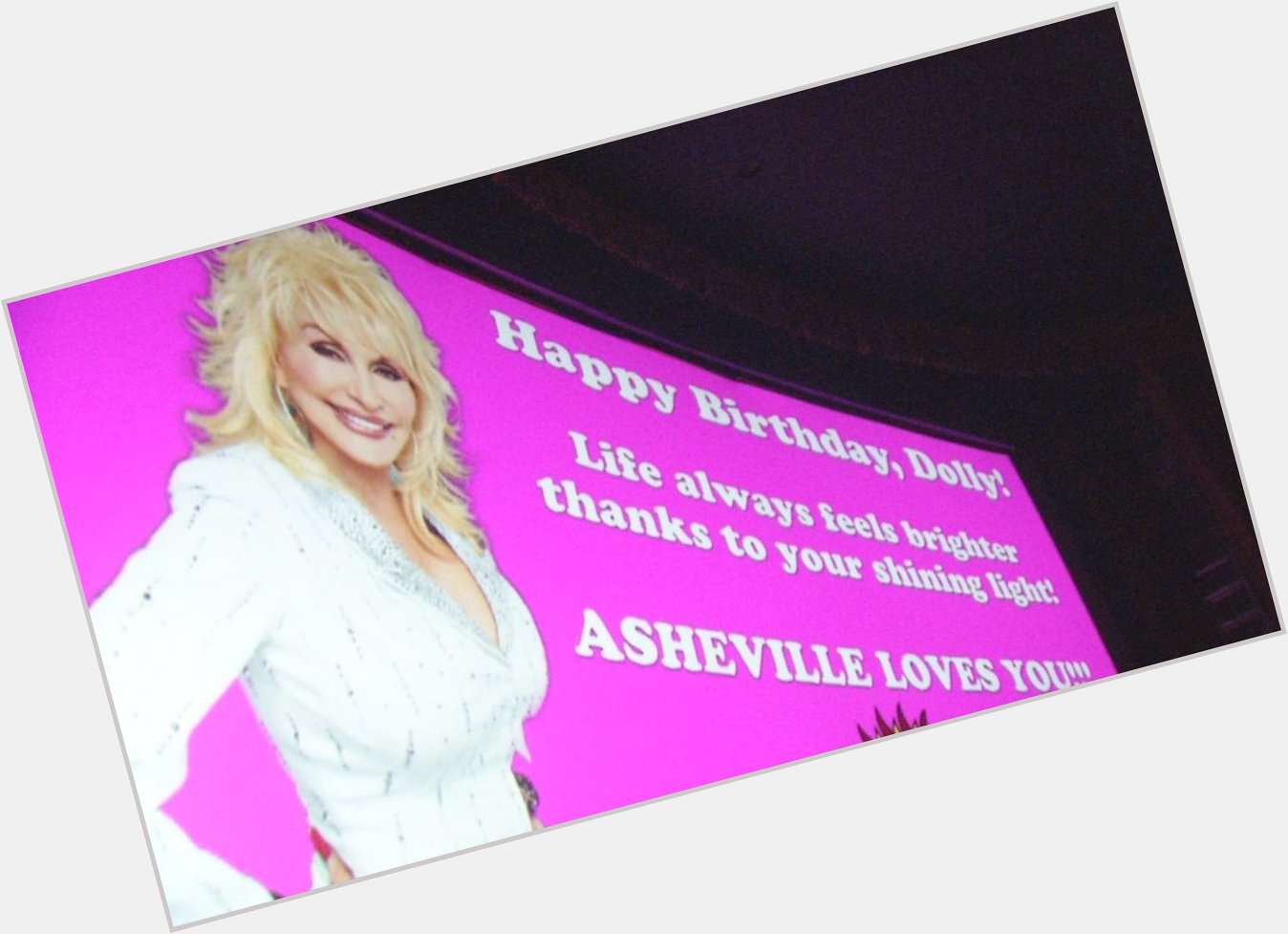 Asheville fans wish Dolly Parton a happy birthday with special event  