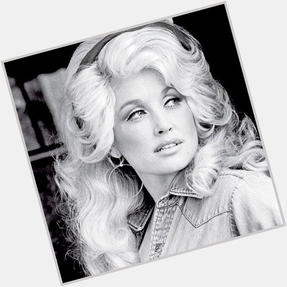 Happy birthday to Dolly Parton. An absolute blonde goddess 