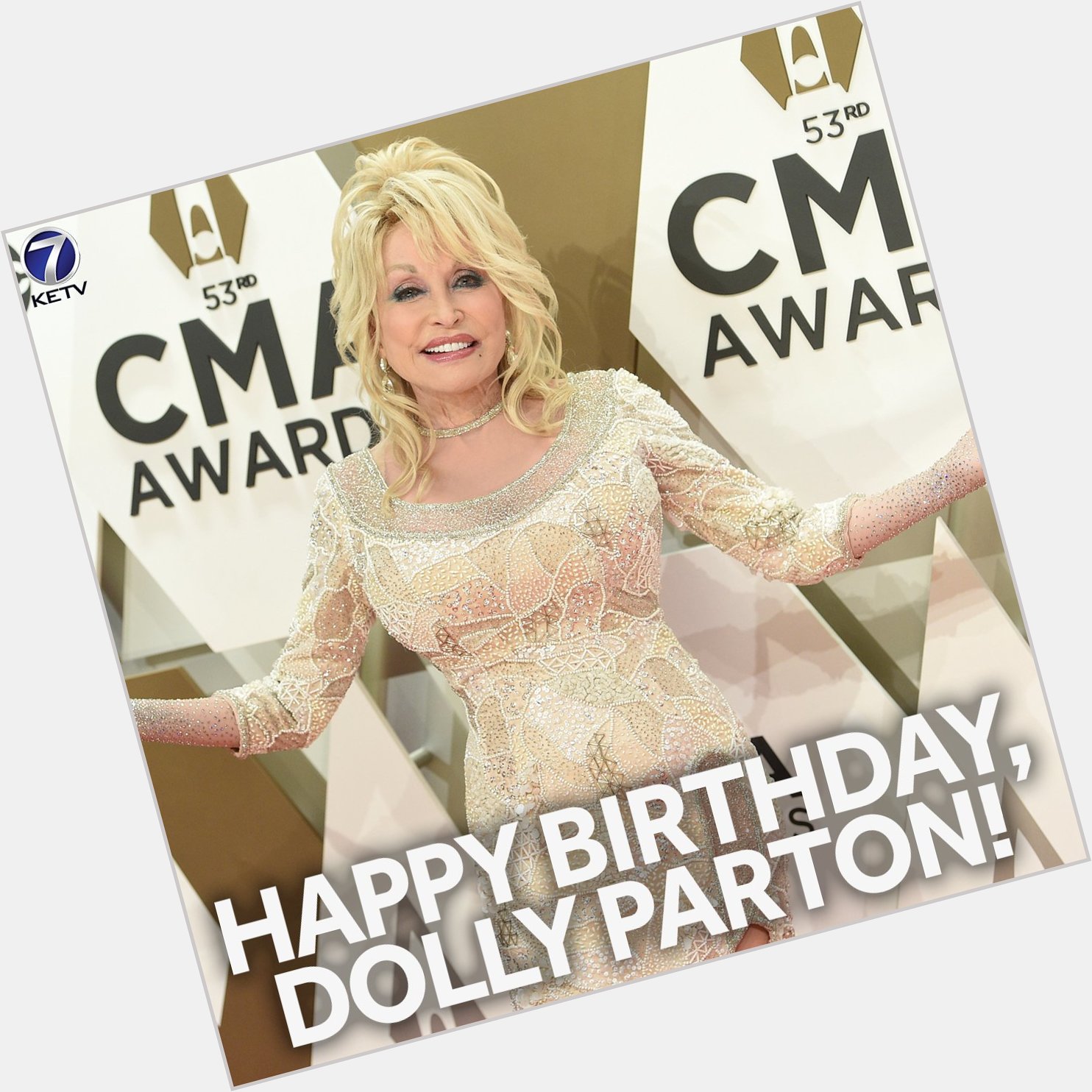 Country music legend Dolly Parton turns 74 today. Happy birthday, Dolly! 