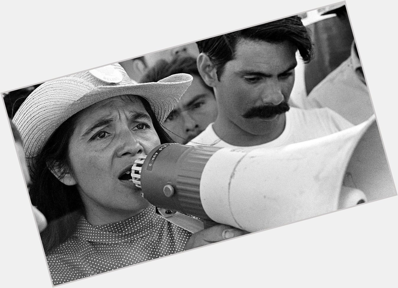 Happy Birthday, Dolores Huerta!

Photo: Dolores Huerta at a march in Coachella, CA in 1969 by George Ballis. 