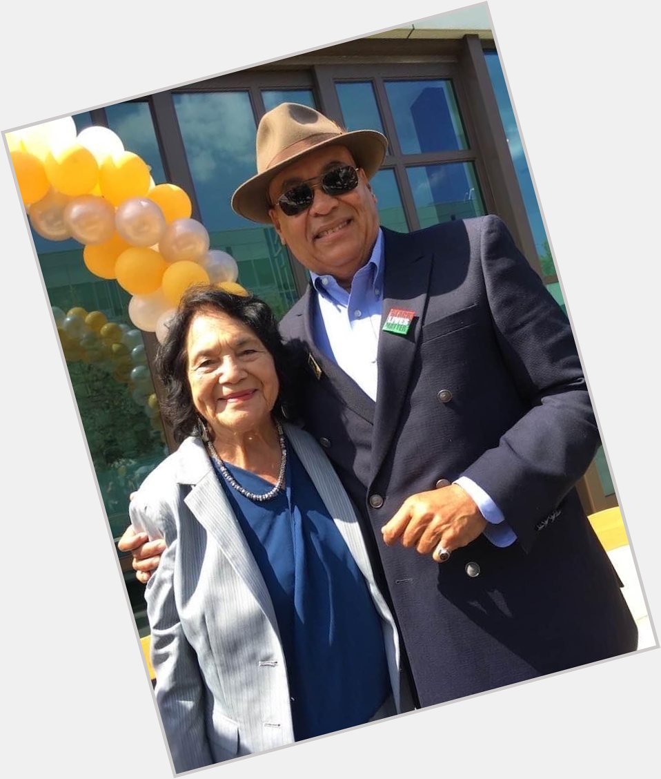 Happy Birthday Dolores Huerta 93 years young and still on the front lines. 