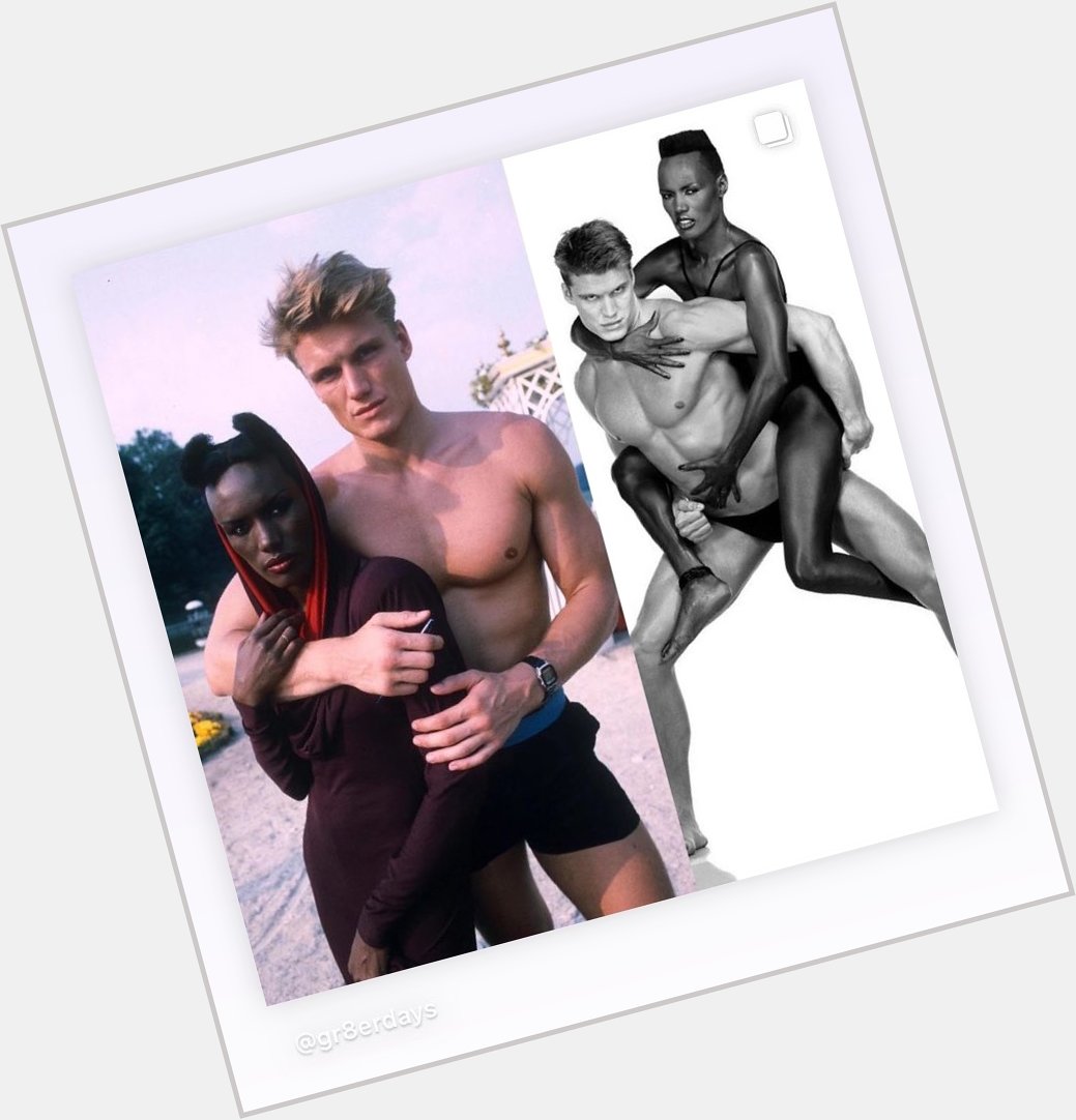 Happy 64th birthday Dolph Lundgren. He used to date Grace Jones in the 80s. 