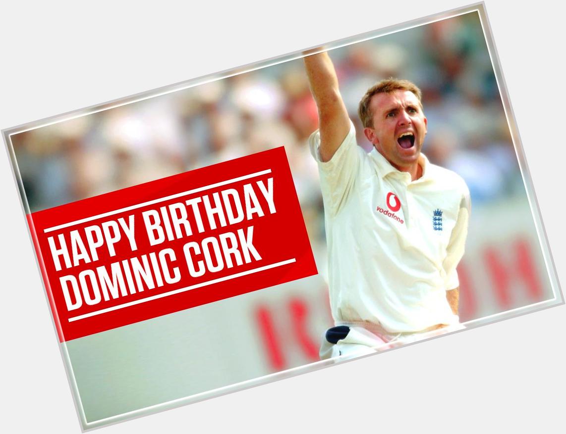 Happy Birthday to former England cricketer Dominic Cork. We hope you\re enjoying the today Corkie 