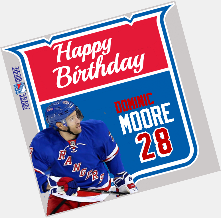 Happy Birthday Dominic Moore!! 