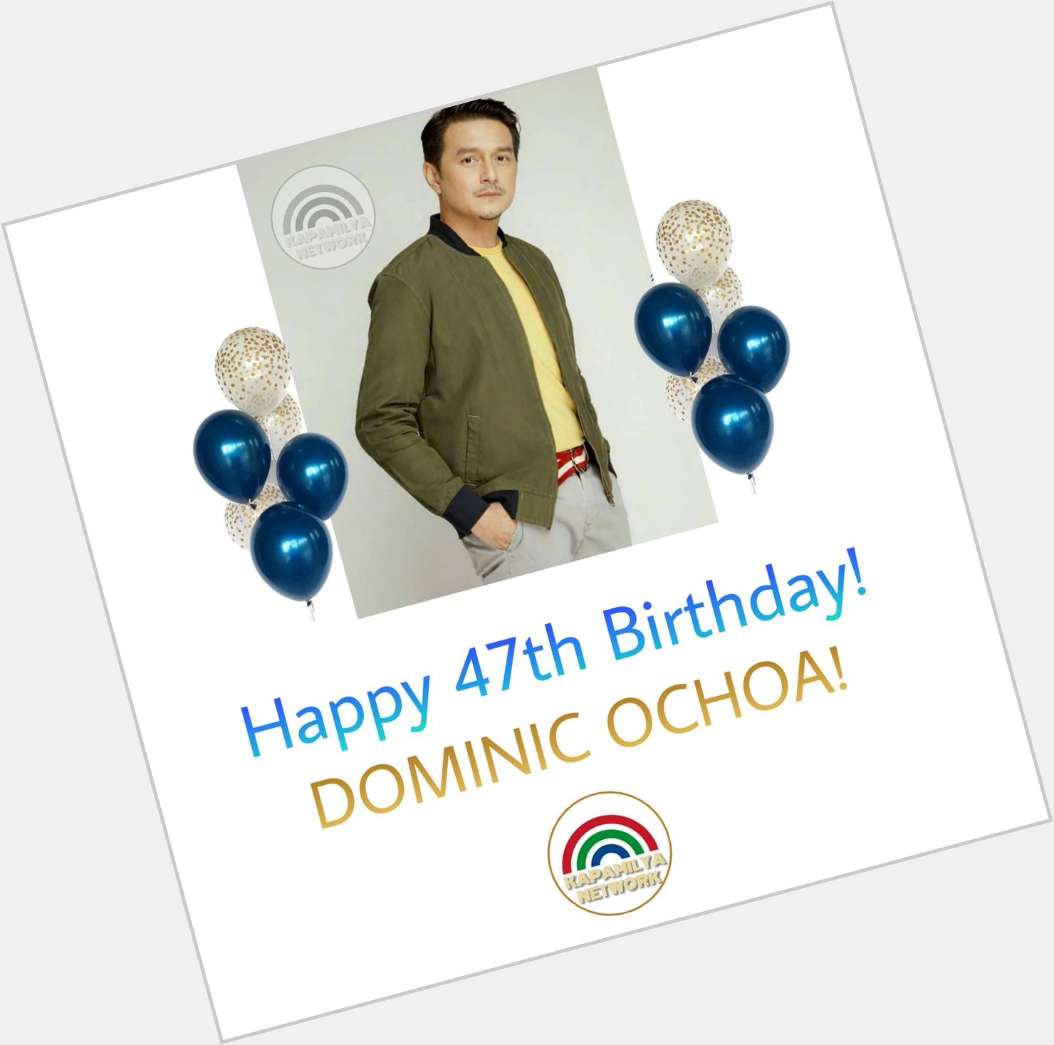 Happy 47th Birthday! Dominic Ochoa!!  