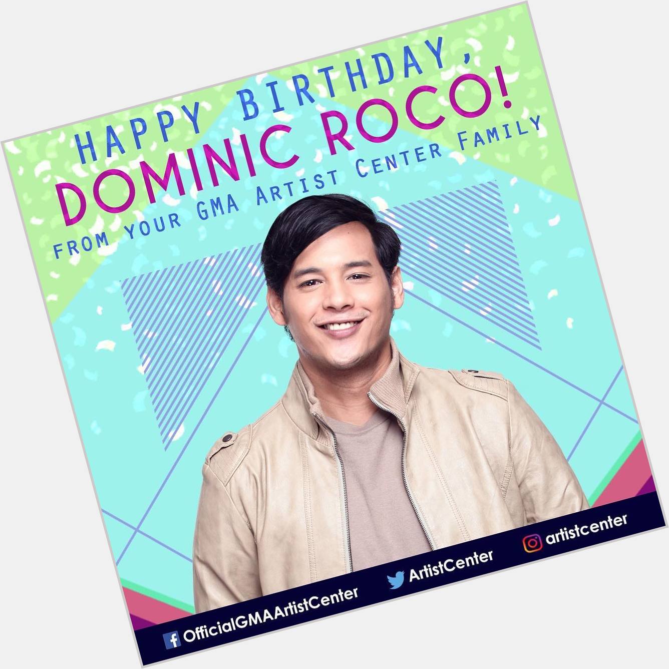 Happy Birthday, Dominic Roco! We hope all your birthday wishes come true!   