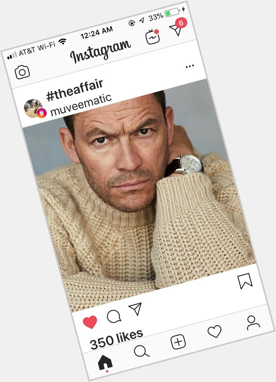 I m having an affair with his guy yeah it s true don t tell my hub    love Dominic west happy birthday one day late 