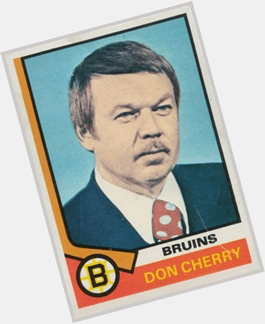 Happy 81st Birthday Grapes! This hockey card is from when the role of Don Cherry was played by Charles Bronson 