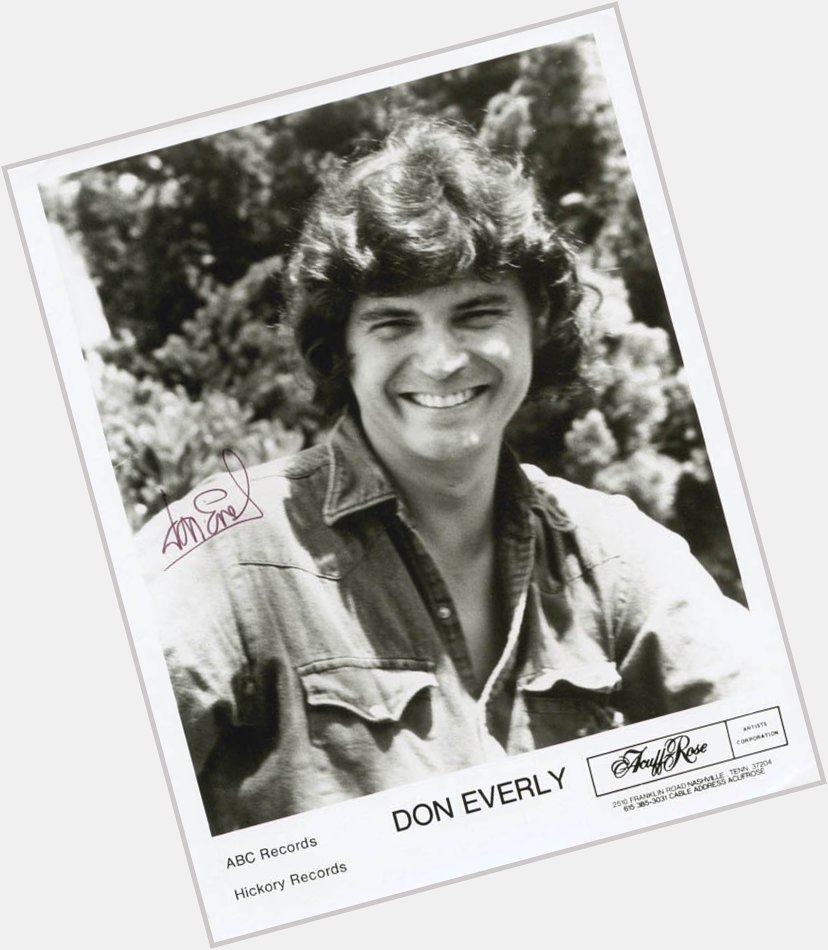 Happy Birthday to singer  and musician Don Everly born on February 1, 1937 