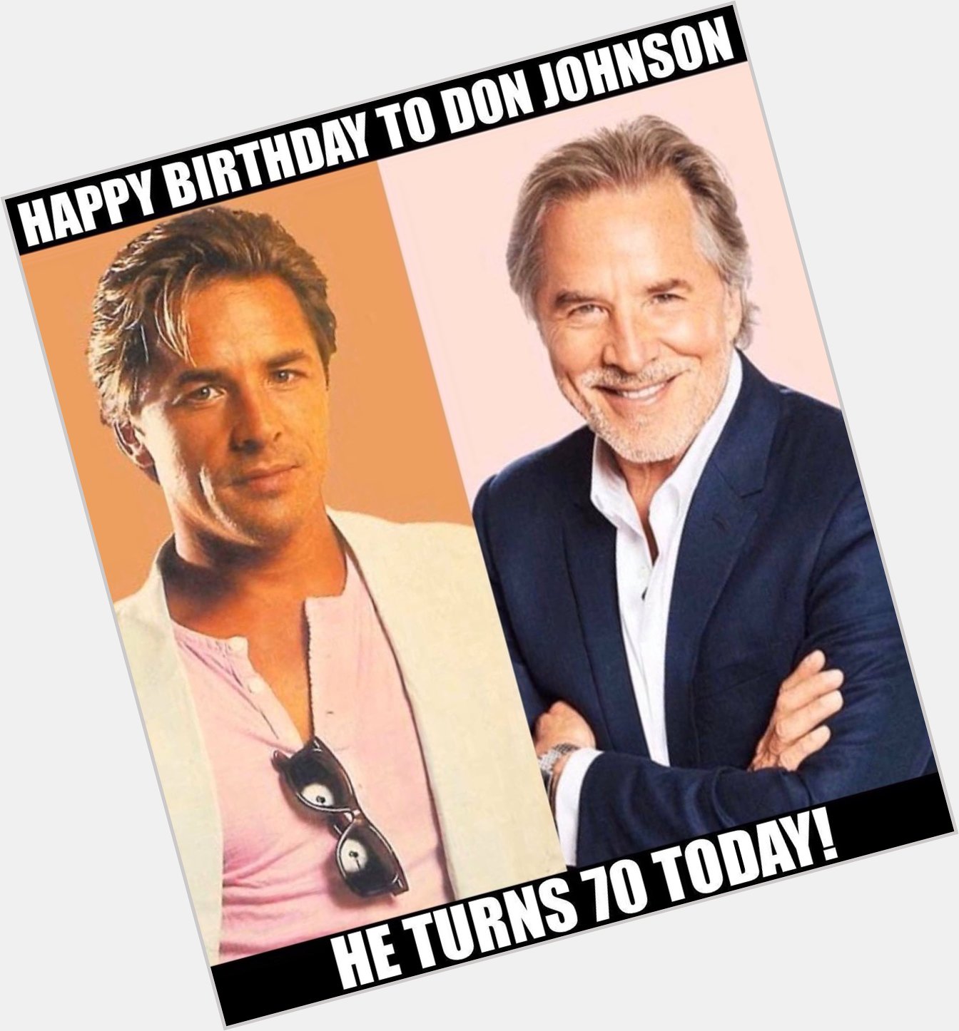 Happy Birthday Don Johnson aka James Sonny Crockett... 