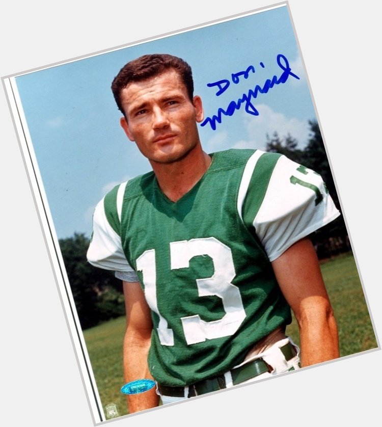 Happy 85th Birthday to Don Maynard. (My fave football player during my childhood.) 