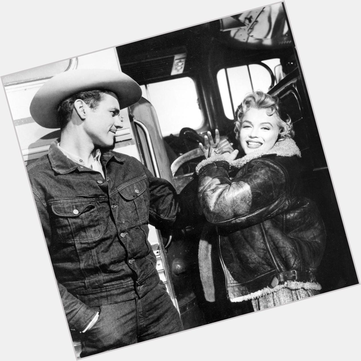 Wishing Don Murray a happy birthday, seen here with Marilyn Monroe in BUS STOP (\56). 