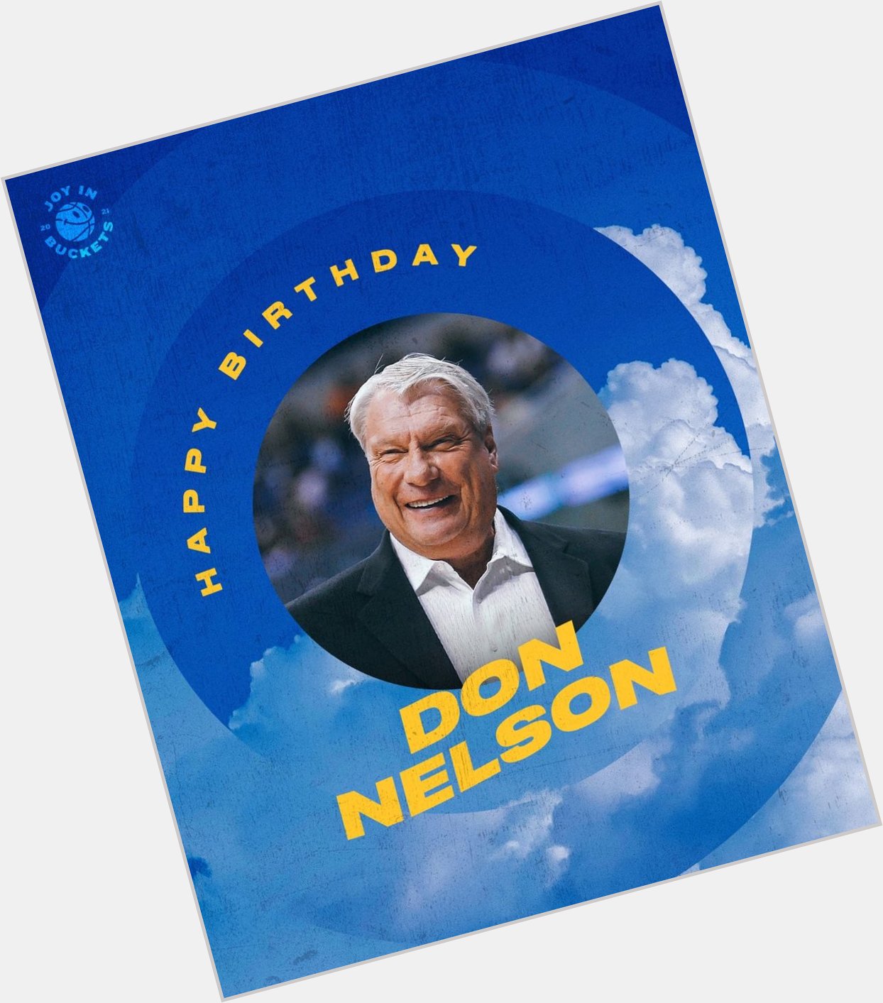 Happy birthday to Don Nelson !!      
