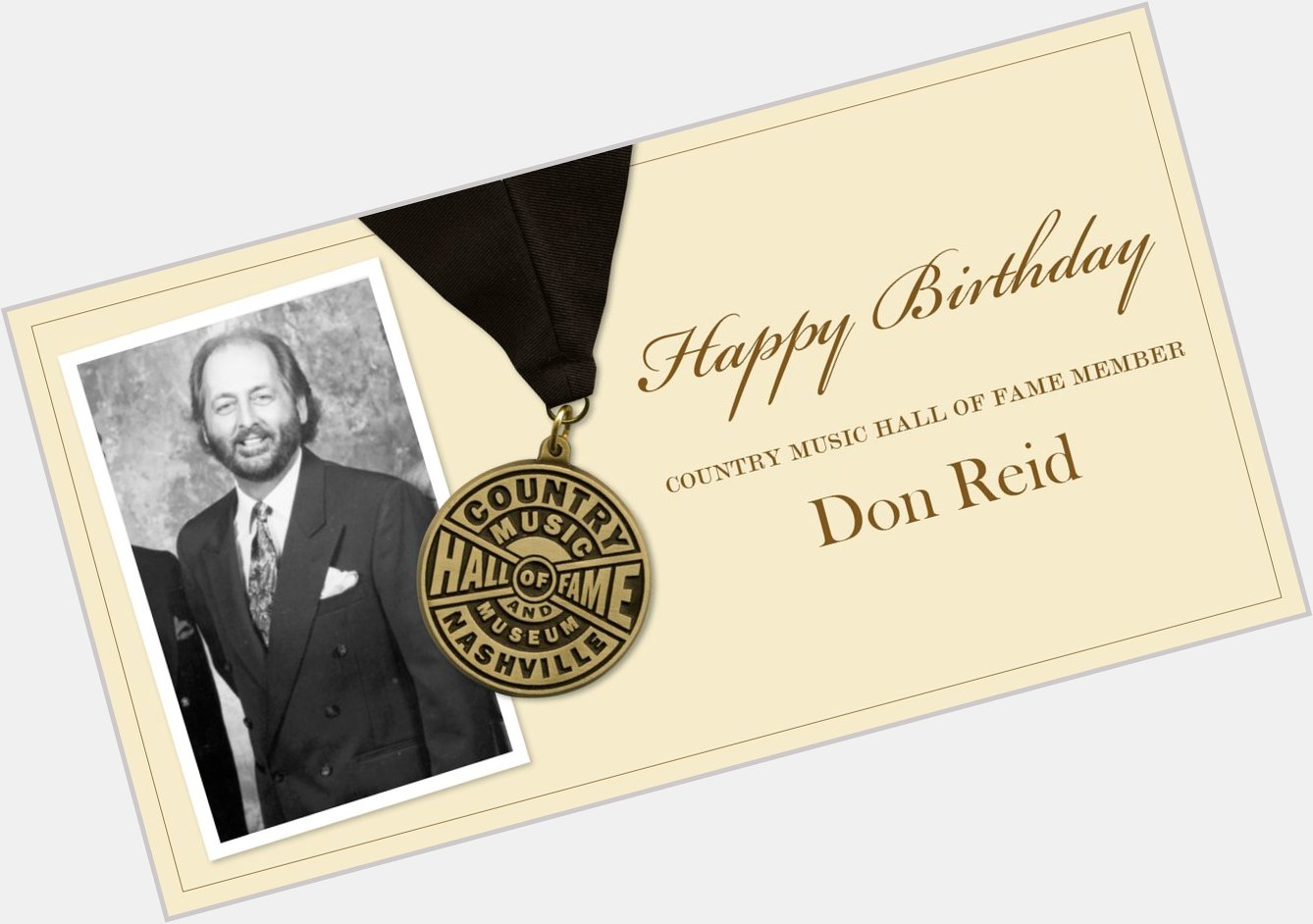 Help us wish CMHOF member Don Reid, of the Statler Brothers, a very happy birthday! 