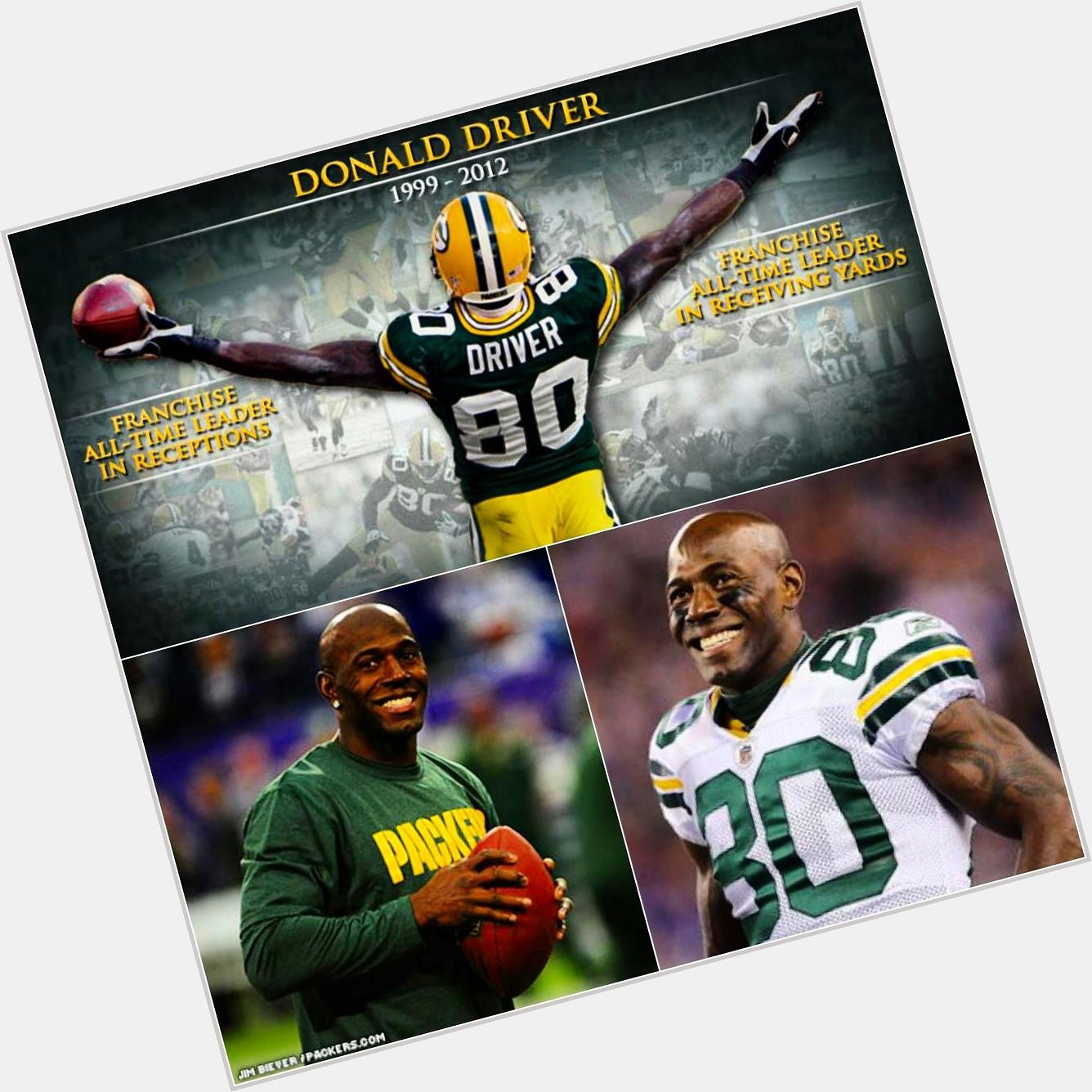 Happy Birthday to Donald Driver! (: that smile just makes my heart melt   